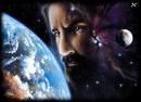 Jesus Looking Down On Earth