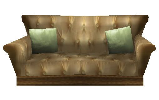 Cafe couch gold1