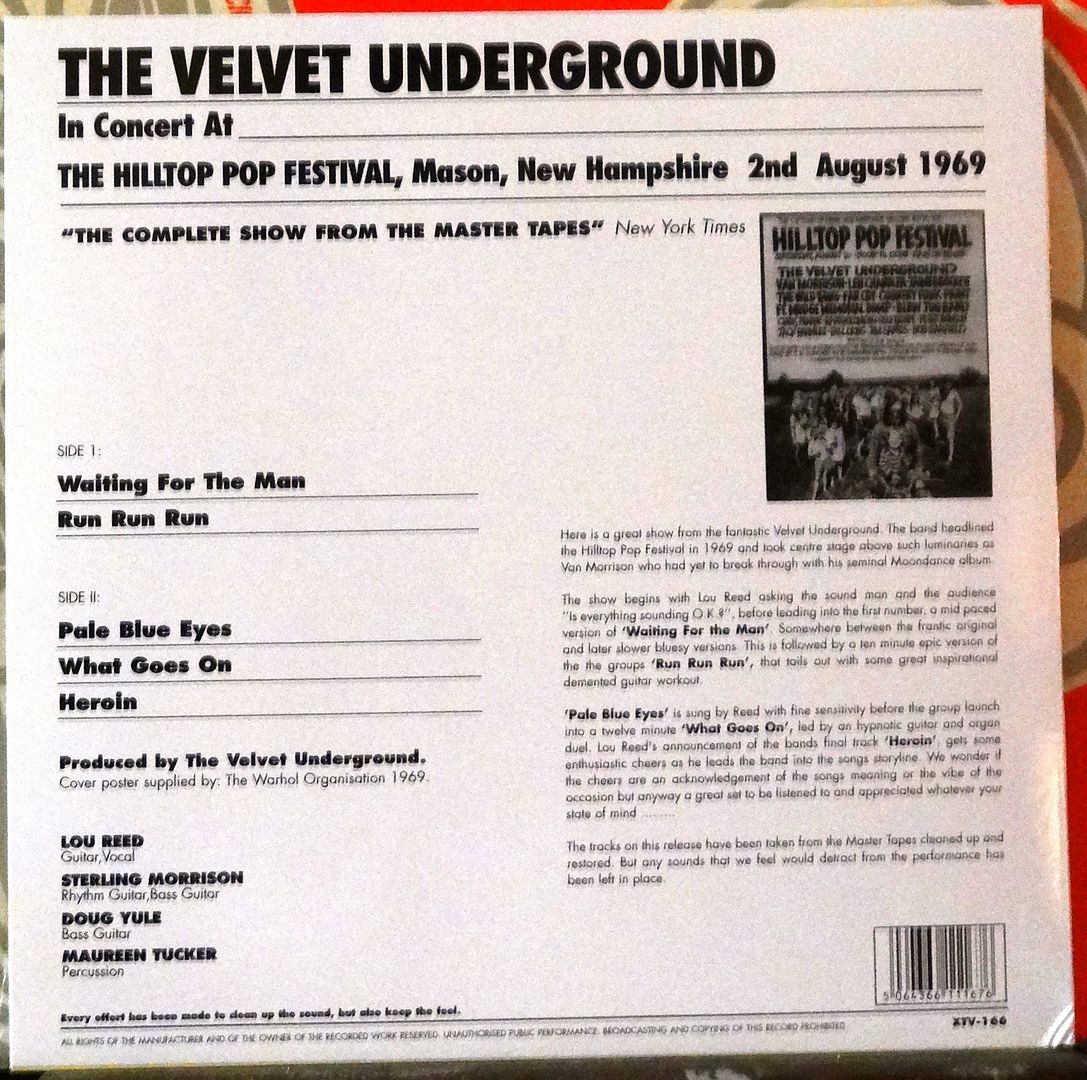 Hilltop Pop Festival - Velvet Underground