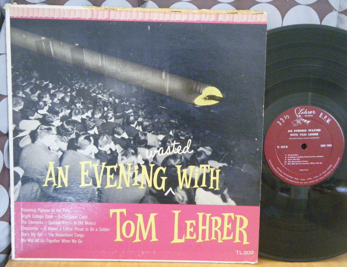 Tom_lehrer An_evening_wasted_with_tom_lehrer Records, Vinyl And CDs ...