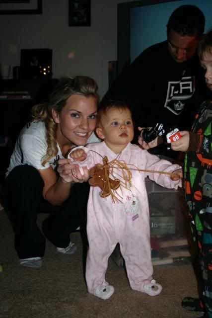 decorating the tree