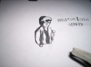 gerard way skeleton