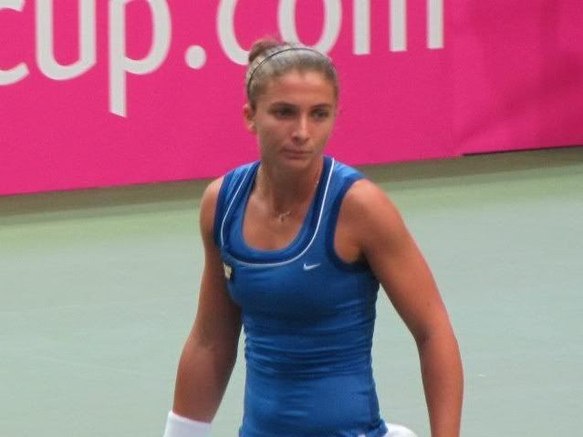 Sara Errani from Italy photo will try to win her third title of the season
