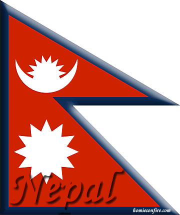 Nepal Flag Animation