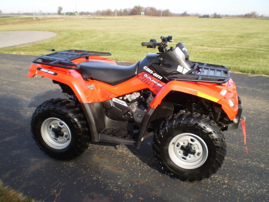 2009 CAN AM 650 OUTLANDER 4×4 EFI V TWIN 2500LB WINCH LOW ...