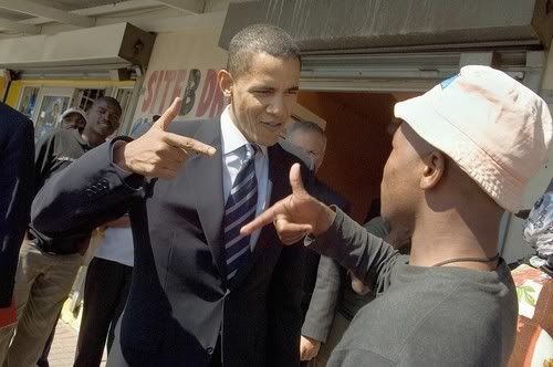 Obama gang photo: Obama Foreign Policy Gang-Banger ObamaGang-BangSignLanguage.jpg