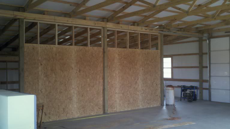 Starting My 30x40x12 With 20ft Shed Pole Barn The Garage Journal