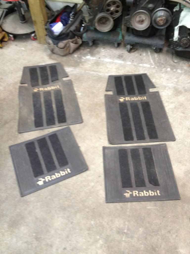 WTB Early floor mats "Rabbit" any color! VW Vortex Volkswagen Forum