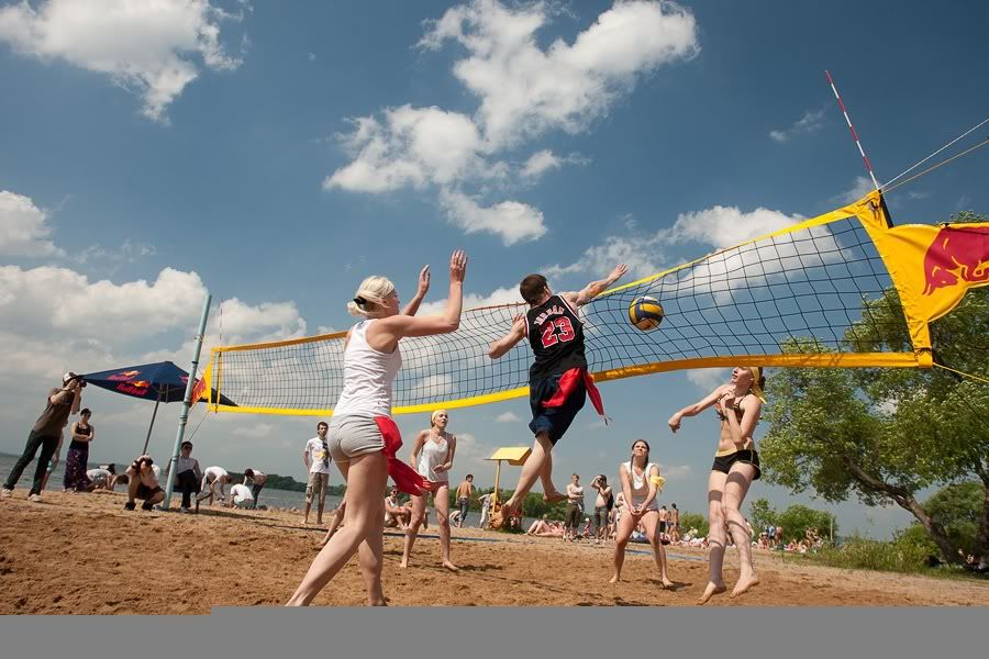 Чемпионат среди студентов по пляжному волейболу на Минском Море