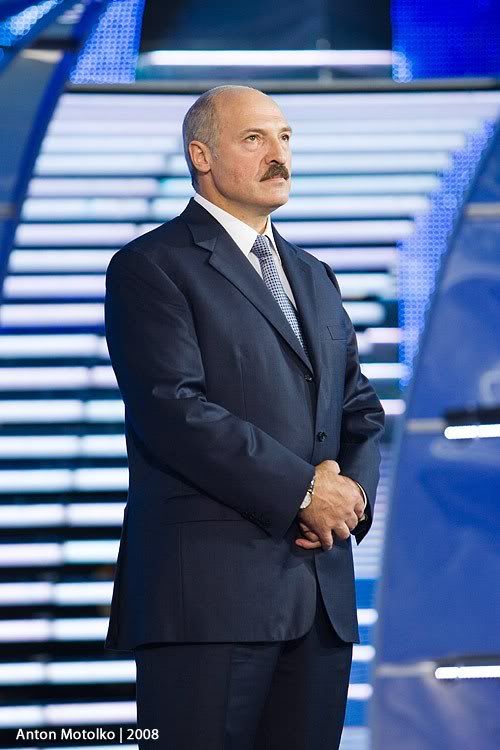 Президент Беларуси - Александр Лукашенко. Открытие Славянского Базара. Фотограф Антон Мотолько.