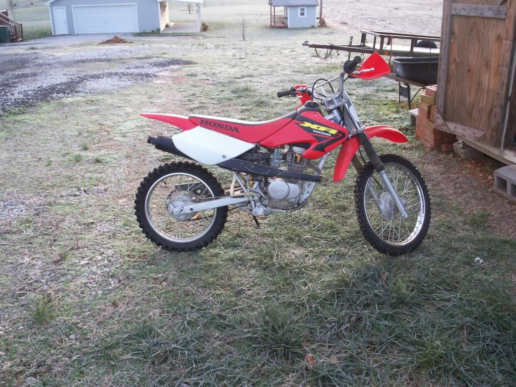 Wrecked Dirt Bike