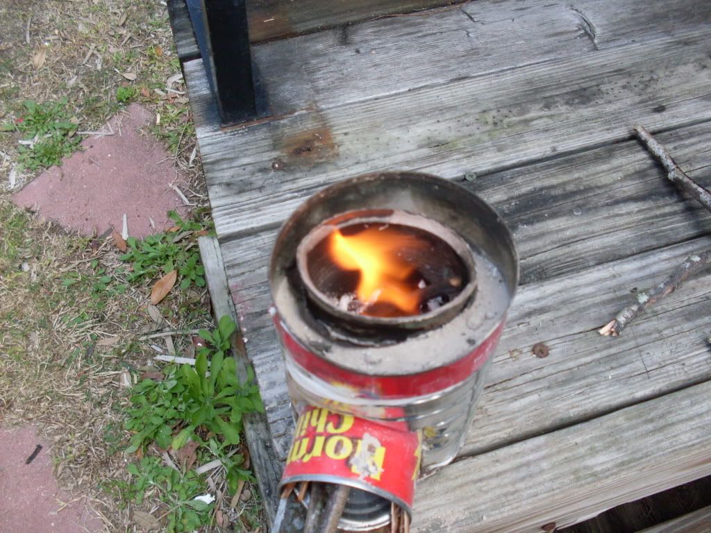 Tin Can Sterno Stove