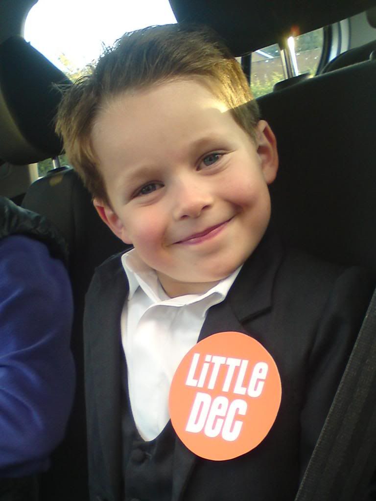 here is my fab nephew Haydn, he is Little Dec from the Ant and Dec Saturday Night Takeaway he will be on the Text Santa this Friday night. - 002_zps732f80b3