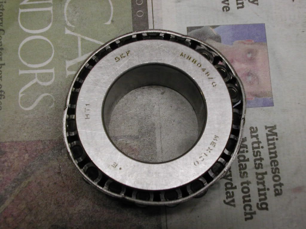 How not to pull a pinion bearing