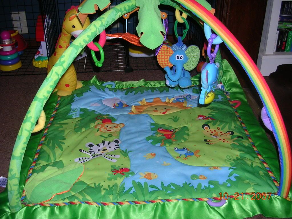 EUC Fisher Price Rainforest Play Mat 40 Photo by kloe01 Photobucket