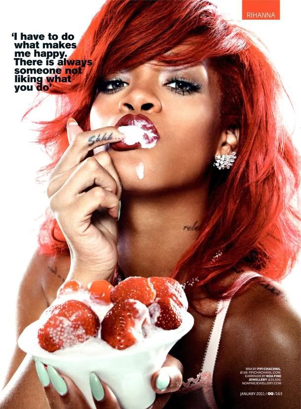 rihanna red hair 2011. style. Rihanna