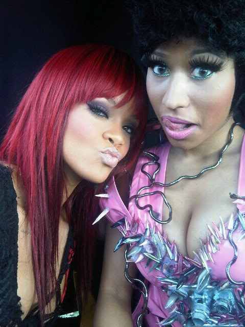 Nicki Minaj Birthday Party 2010. hair Nicki Minaj + Rihanna on