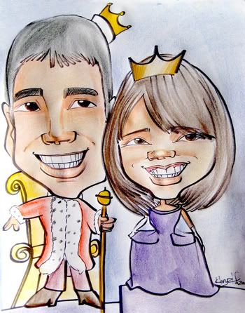 king caricature
