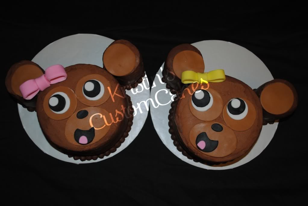 birthday cakes for girls 2nd birthday. twin girls 2nd Birthday.
