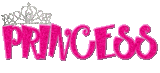 princess text graphics