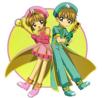 Sakura and Syaoran (Cardcaptor) Pictures, Images and Photos