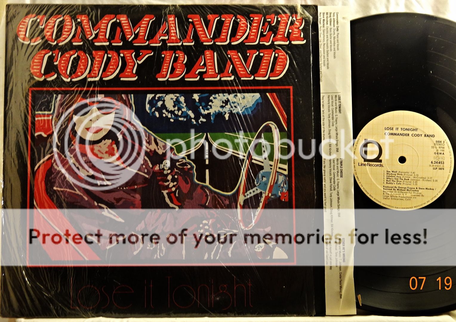 Commander Cody Lose It Tonight Records, LPs, Vinyl and CDs - MusicStack