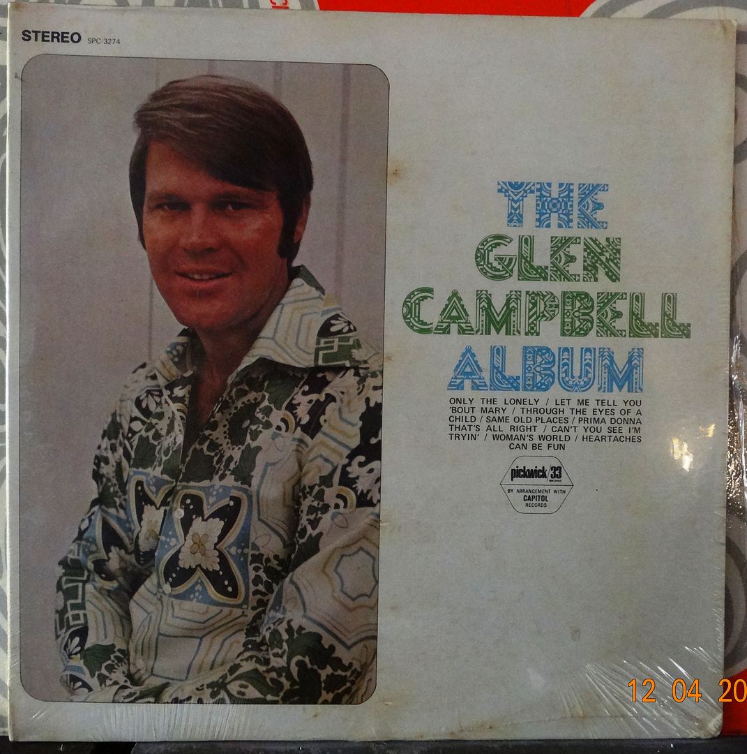 Glen Campbell Records, Vinyl and CDs - Hard to Find and Out-of-Print