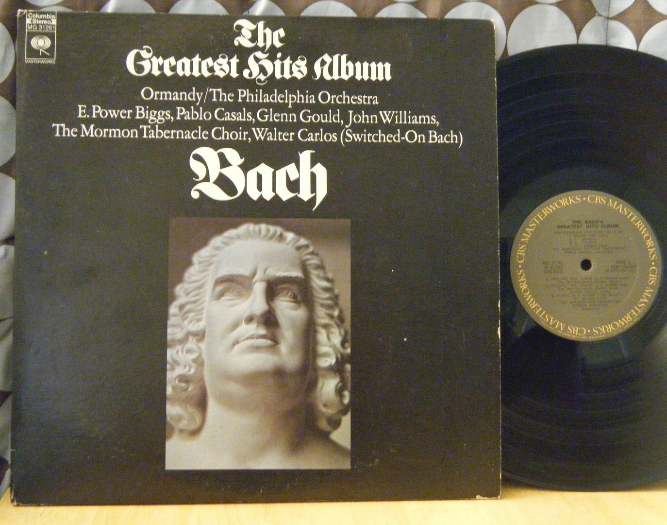 Ormandy Biggs Casals Bach Greatest Hits Album EX M