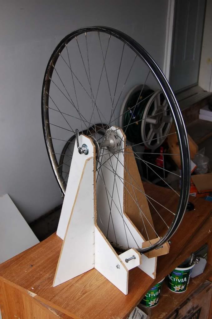 Here's a Cheap, Homemade Truing Stand Bike Forums