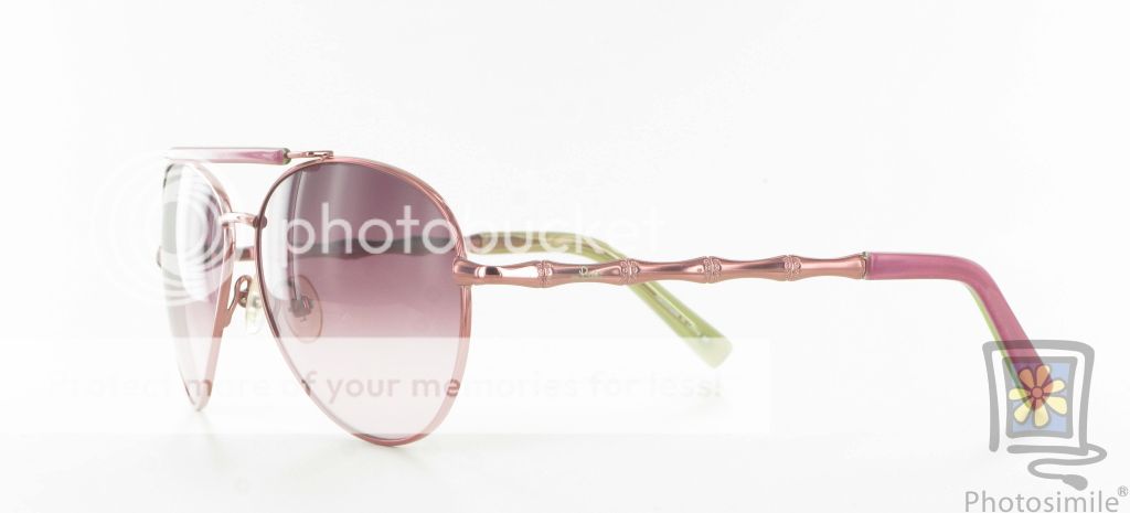 New Lilly Pulitzer Carla Pink Sunglass Frame Metal Aviator Sunglasses