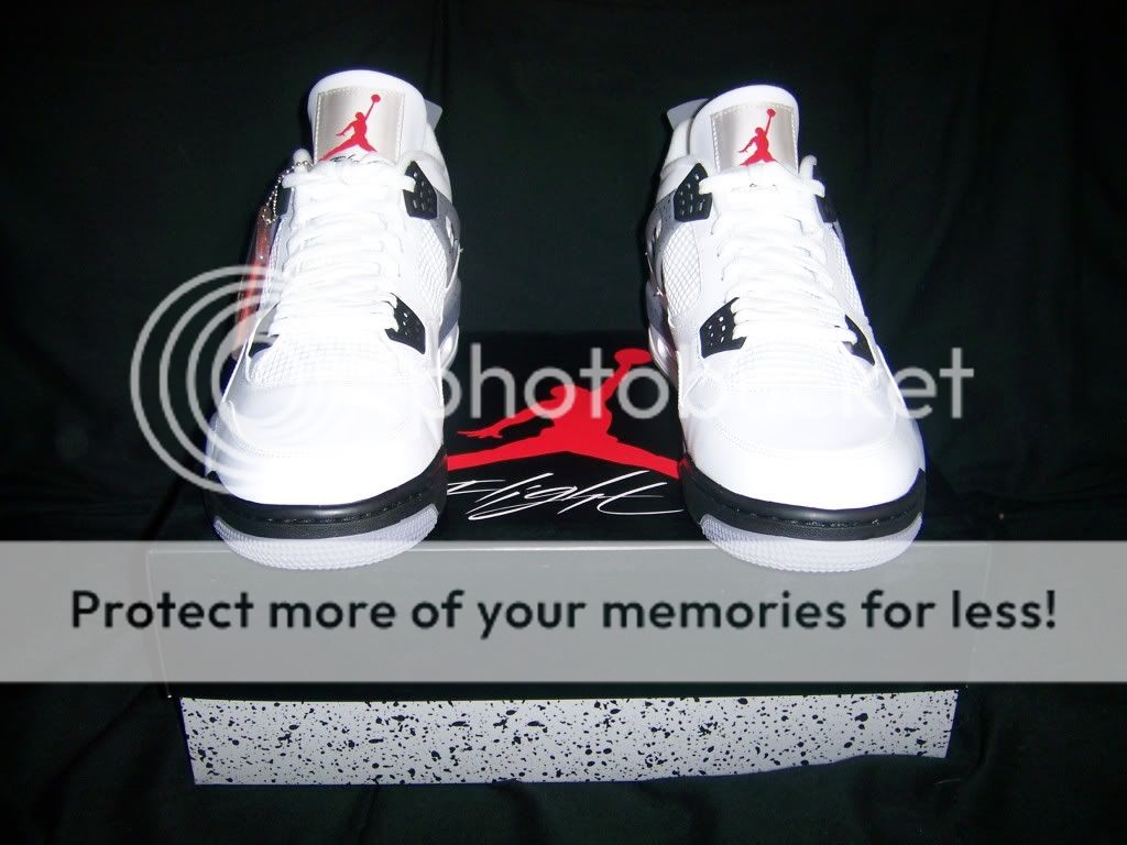 Nike Air Jordan Retro 4 IV White Cement Grey sz 13 XI Concords  